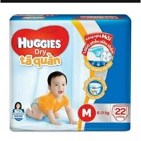 Chính hãng Tã quần Huggies size M 22 miếng (cho bé 6 - 11kg)