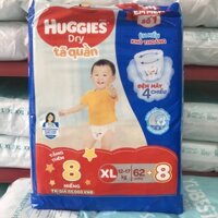 [Chính hãng] Tã,Bỉm quần Huggies XL 62 + 8 miếng, M74 + 10 miếng, XL62+8 miếng