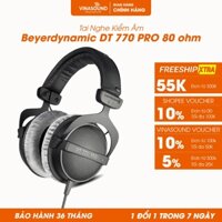 [Chính hãng] Tai Nghe Kiểm Âm Closed-Back Beyerdynamic DT 770 PRO 80 Ohm, Tai Nghe Chụp Tai Chuyên Nghiệp Cho Studio