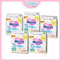 [CHÍNH HÃNG] Tặng Miếng Bỉm Merries Dán/Quần đủ Size NB96/S88/M68/L58/XL44