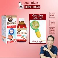 [Chính hãng - Tặng quà] Siro Hartus Immunity bổ sung kẽm, betaglucan 6m+