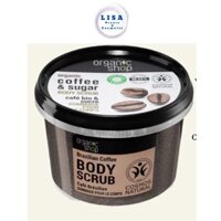 [CHÍNH HÃNG] Tẩy Da Chết Body Organic Shop Hương Coffee Brazilian Coffee Body Scrub 250ml.
