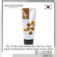 Chính hãng Tẩy Tế Bào Chết Từ Đường Đen Và Mật Ong The Face Shop Smart Peeling Honey Black Sugar Scrub 120ml Hàn Quốc