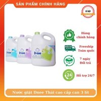 (Chính hãng tem Đại Thịnh) Nước giặt Dnee Thái Lan đủ màu can 3L