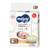 [Chính hãng tem phụ] Bỉm Moony Natural Nội Địa Chính Hãng - Dán/Quần Đủ Size NB62/S58/M48/L36/XL32