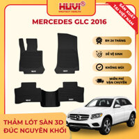 [CHÍNH HÃNG] Thảm lót sàn xe MERCEDES GLC 2016-2022 đúc khuôn 3D nhựa TPE - HUVI Việt Nam