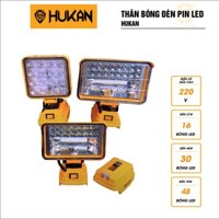 [Chính Hãng] Thân bóng đèn pin LED HUKAN siêu sáng sử dụng chân pin phổ thông