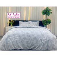 (Chính hãng THẮNG LỢI) - Bộ Drap Chăn Ga Gối TENCEL cao cấp Super Win Hoa văn D38