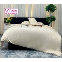 (Chính hãng THẮNG LỢI) - Bộ Drap Chăn Ga Gối TENCEL cao cấp Super Win Trơn 1 màu T02