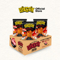 [Chính Hãng] Thùng 24 Gói Mì Trộn Xốt Topping Thật Tôm Sa Tế X.O LÓKCÓK - Thùng 24 Gói x 99g