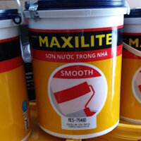 [chính hãng] thùng 5L[7kg] Sơn nước Maxilite nội thất siêu trắng và nhiều màu. Sơn thơm và bền màu láng mịn.