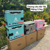 (Chính hãng) Thùng câu đài mini JRFISH 18L nặng 3.1kg nhỏ gọn tiện dụng