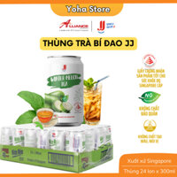 [Chính hãng] Thùng Trà Bí Đao JJ (24 Lon x 300ml) - Thương hiệu Singapore