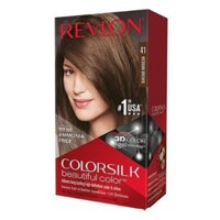 Chính hãng Thuốc nhuộm Revlon Color Silk Beautiful 3D Color số 41 nâu vừa