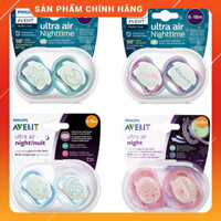 [Chính hãng] Ti Giả Avent / Ti Giả Chỉnh Nha Philips Avent Ultra Air Night