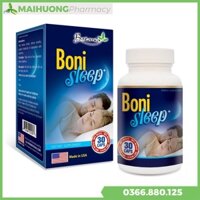 [Chính Hãng, Tích Điểm Nhận Quà] Bonisleep lọ 30 viên , Giúp Hỗ Trợ Và Cải Thiện Để Có Giấc Ngủ Ngon.