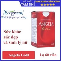 [CHÍNH HÃNG TÍCH ĐIỂM ] Sâm Angela Gold - Tăng cường sinh lý nữ - lọ 60 viên