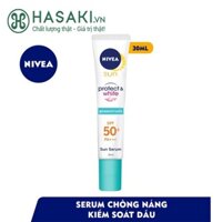 Chính hãng Tinh Chất Chống Nắng Nivea Dưỡng Sáng & Kiểm Soát Dầu SPF50 PA+++ Protect & White Sun Serum (Oil Control) 30m