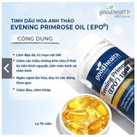 (CHÍNH HÃNG) Tinh dầu hoa anh thảo Goodhealth EPO Evening Primrose Oil 1000mg