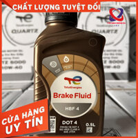 [Chính hãng TotalEnergies VN] Dầu Phanh xe máy / ô tô bình 0.5L TOTAL HBF 4