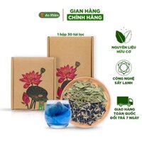 ✅[CHÍNH HÃNG] Trà hoa đậu biếc cỏ ngọt  Tâm An trà túi lọc dưỡng da giảm tiết bã nhờn giúp da tươi sáng