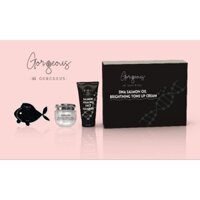 Chính Hãng] Trọn Bộ Kem DNA Cá Hồi Gogerous Múi Xù gồm : Kem dưỡng ,Mặt nạ và sữa rửa mặt