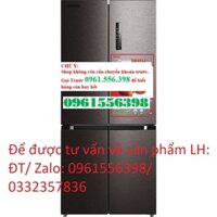 [CHÍNH HÃNG] Tủ Lạnh Toshiba Side By Side Inverter 511 Lít RF610WE-PMV(37)-SG 4 Cánh <