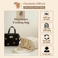 Chính hãng Túi giữ nhiệt cao cấp Chezbebe đựng bình sữa, thức ăn cho bé made in Hàn Quốc