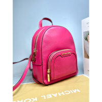 CHÍNH HÃNG - Túi Michael Kors MK Balo Jaycee Convertible Zip Pocket Backpack En rose Pink - Balo, túi cặp màu hồng