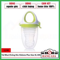 [Chính Hãng] Túi Nhai Chống Hóc Silicone Kidsme Food Feeder Plus Size XL Cho Bé Từ 9 Tháng Tuổi Trở Lên |Ăn Dặm Chủ Động