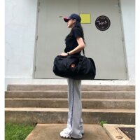 [Chính hãng] Túi Trống Tập Gym Thể Thao Cao Cấp Mikkor The Sporty Gear-Graphite/Orange