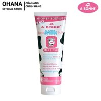 Chính hãng [TUÝP] Muối Tắm Sữa Bò Spa A Bonne Làm Trắng Da, Tẩy Tế Bào Chết A Bonne Spa Milk Salt Shower Formula 350g (T