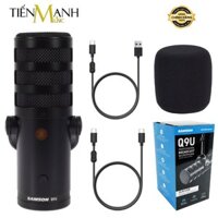 [Chính Hãng USA] Micro USB & XLR Dynamic Samson Q9U - Mic Thu âm Podcast, Livestream Microphone Phòng Thu Studio