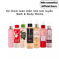 [CHÍNH HÃNG USA][Có sẵn-Ảnh thật] Xịt Thơm nhũ kim tuyến Bath & Body Works Diamond Shimmer Mist 146ml