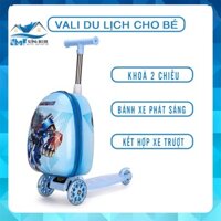 [CHÍNH HÃNG] Vali Kéo Du Lịch Cho Bé NhaF Chuẩn Loại 1 Có Bánh Xe Quay 360 Độ Dễ Thương Hàng Nhập Khẩu