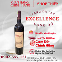 [Chính Hãng] Vang Đà Lạt Excellence Đỏ 12 750ml