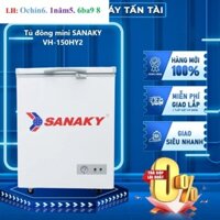 [Chính Hãng] VH-150HY2 - Tủ đông mini SANAKY VH-150HY2 - 100LÍT, DÀN LẠNH NHÔM - Bảo Hành Chính Hãng