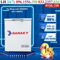 [Chính Hãng] VH-150HY2 - Tủ đông mini SANAKY VH-150HY2 - 100LÍT, DÀN LẠNH NHÔM - Bảo Hành Chính Hãng