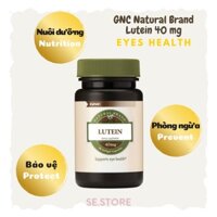 [CHÍNH HÃNG] Viên bổ mắt GNC Lutein 40mg hữu cơ giảm khô mắt, mỏi mắt, cải thiện thị lực, ngừa thoái hóa điểm vàng