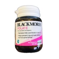 [Chính hãng] Viên Bổ Sung Acid Folic Cho Bà Bầu Blackmores Folate 90v