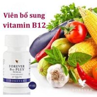 [CHÍNH HÃNG] VIÊN BỔ SUNG SẮT Forever B12 Plus cho mẹ bầu và người thiếu máu #188flp. 60 viên/lọ