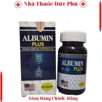 [Chính Hãng] Viên Đạm ALBUMIN PLUS Hộp 60 Viên - Giúp bổ sung dinh dưỡng toàn diện cho người ốm, suy nhược cơ thể x