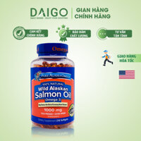 [Chính Hãng] Viên dầu cá hồi Pure Alaska Salmon Oil Omega-3 1000 mg 210 viên USA