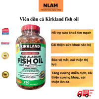 [Chính hãng] Viên dầu cá Kirkland wild alaskan fish oil 1400mg 230 viên Mỹ
