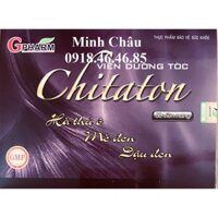 Chính hãng Viên dưỡng tóc Chitaton bổ huyết, đen tóc, giảm rụng tóc, tóc bạc sớm