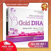 ✅[CHÍNH HÃNG] Viên uống bà bầu Gold DHA - bổ sung axit folic DHA cho mẹ bầu cho con bú - xuất xứ Ba Lan Hộp 30 viên