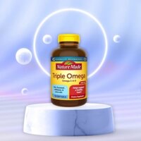 [Chính hãng] Viên uống bảo vệ tim mạch Nature Made Triple Omega 3-6-9 (150 viên)