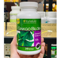 [Chính Hãng] Viên Uống Bổ Não Trunature Ginkgo Biloba Mỹ 120 mg Chai 340 Viên