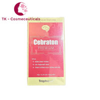 (CHÍNH HÃNG) Viên Uống Bổ Não Cebraton Premium Giúp Giảm Căng Thẳng, Cải Thiện Mất Ngủ, Tăng Cường Hoạt Động Não Bộ -30v