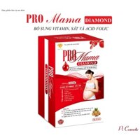 [CHÍNH HÃNG] Viên uống bổ sung Sắt cho bà bầu PRO MAMA DIAMOND (lọ 30 viên)